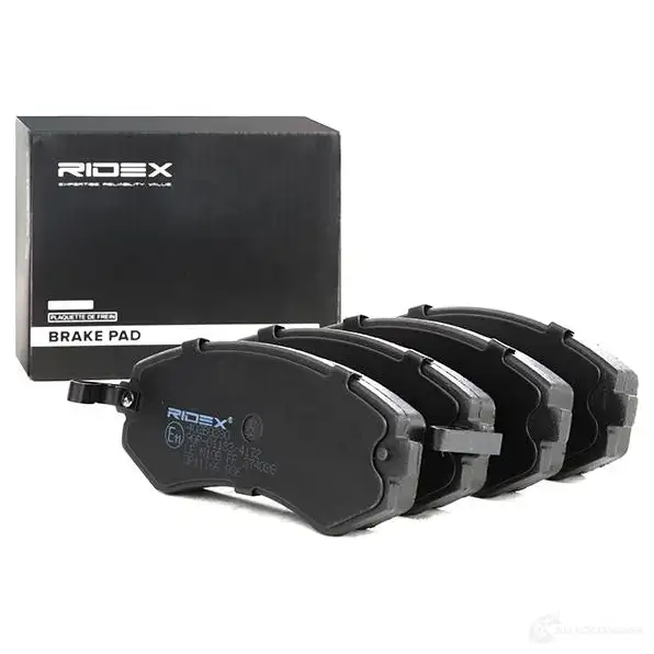 Тормозные колодки, комплект RIDEX 402b0280 HV MY7 1437658891 изображение 1