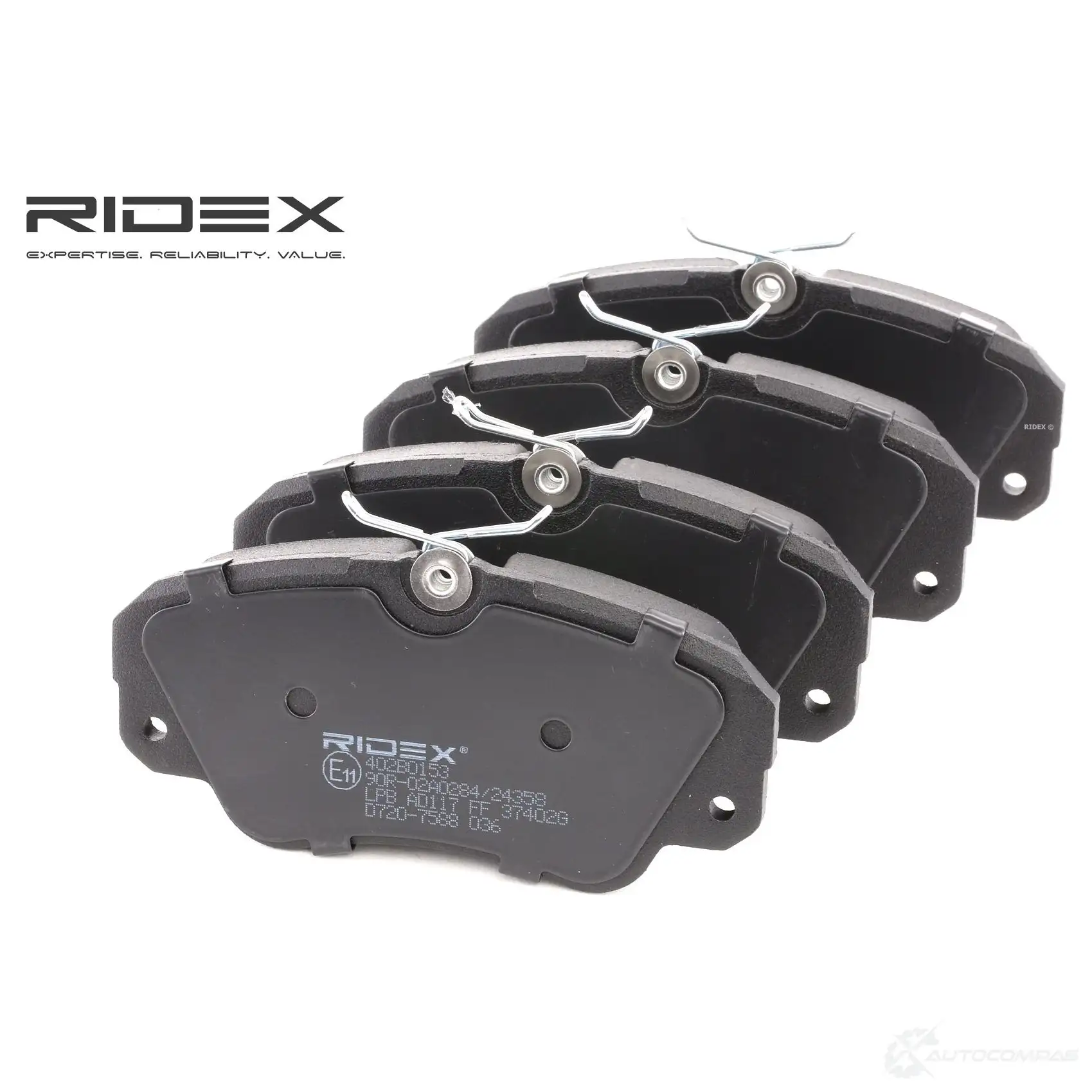 Тормозные колодки, комплект RIDEX 1437658646 6S E8E 402b0153 - Изображение 1