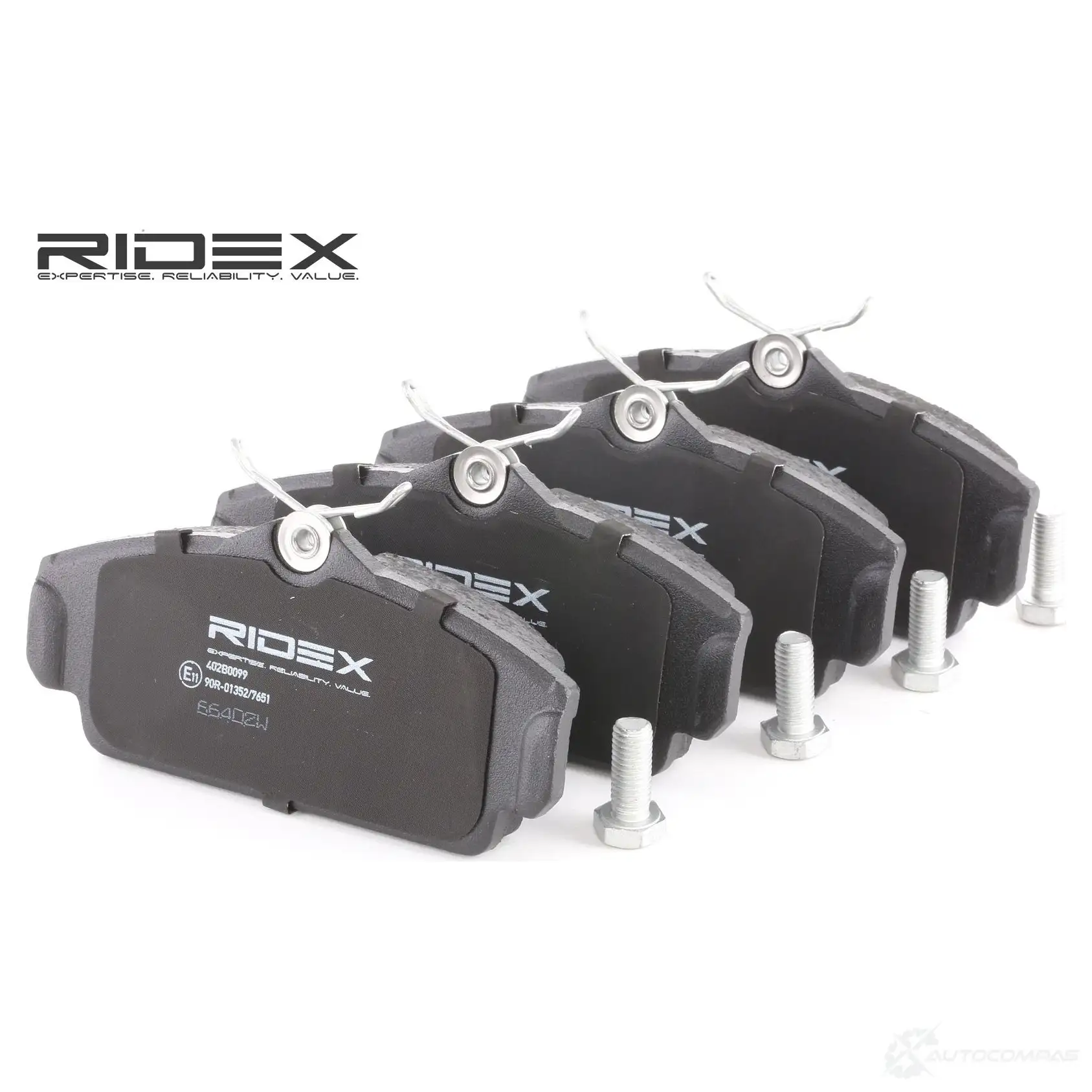 Тормозные колодки, комплект RIDEX 402b0099 1437659305 XGLW2 X изображение 0