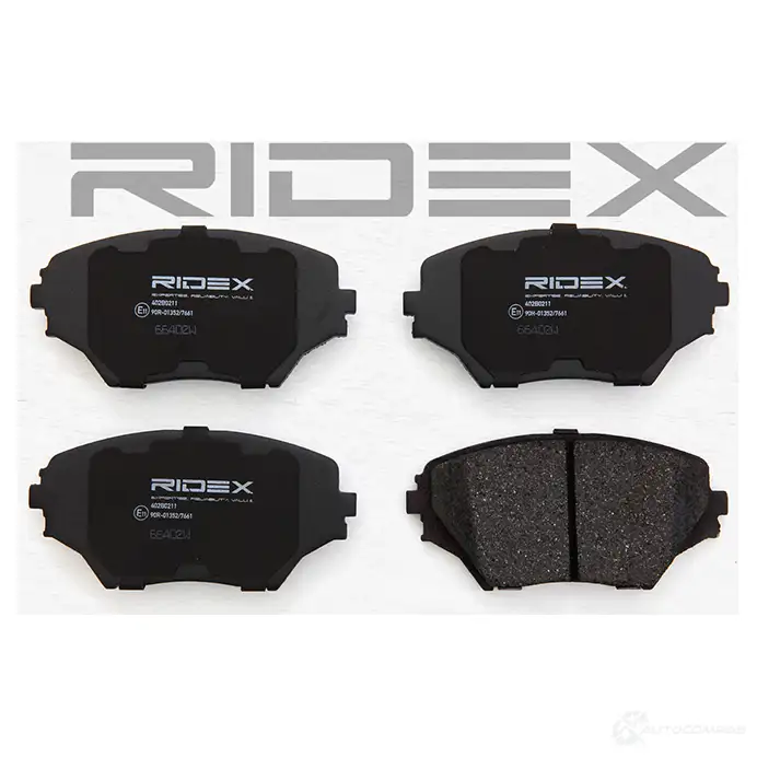 Тормозные колодки, комплект RIDEX 402b0211 1437658894 BZED K изображение 2