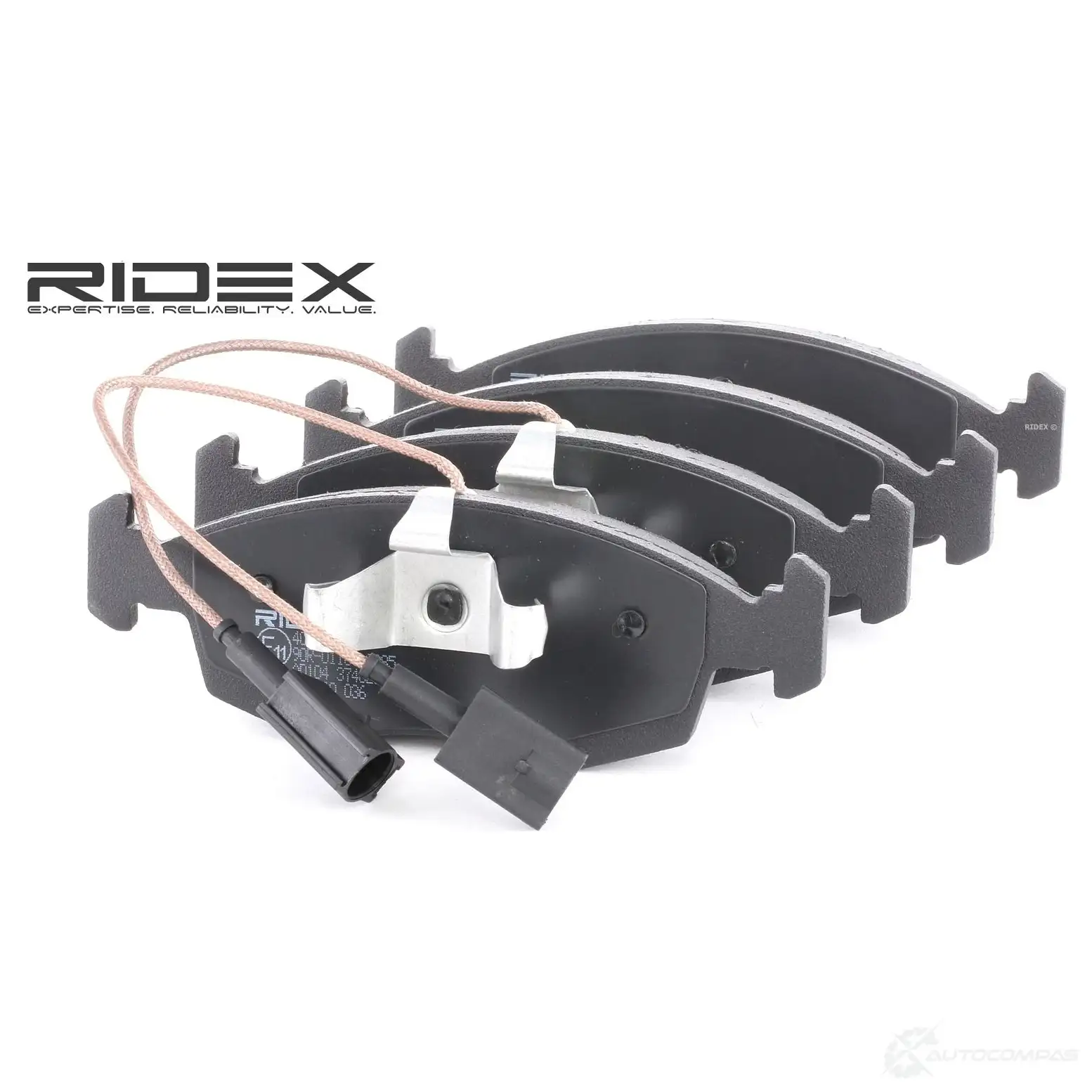 Тормозные колодки, комплект RIDEX 402b0635 R6RF OZ 1437660243 - Изображение 1