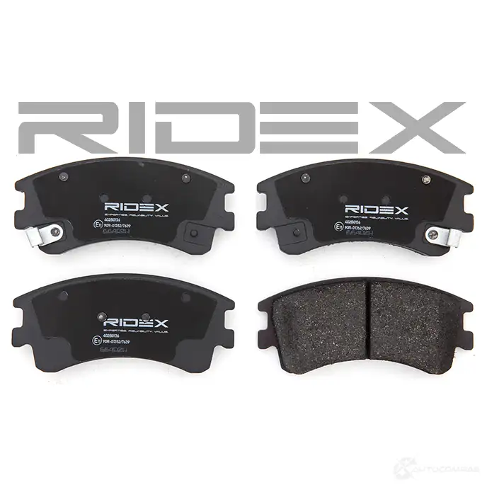 Тормозные колодки, комплект RIDEX 402b0136 G BP65E 1437659552 изображение 2