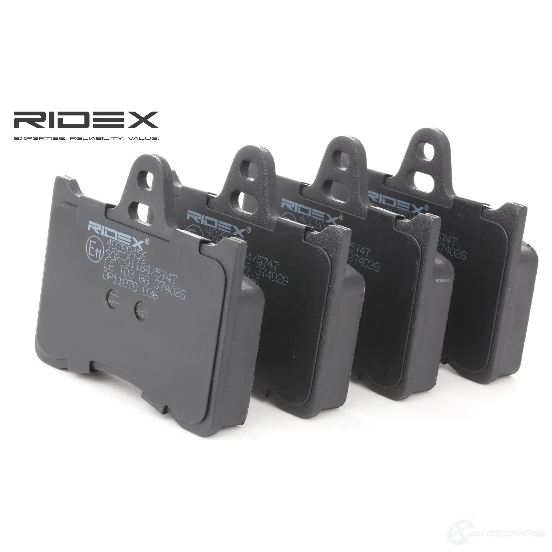 Тормозные колодки, комплект RIDEX 1437658645 ZQ94N 3 402b0456 - Изображение 1