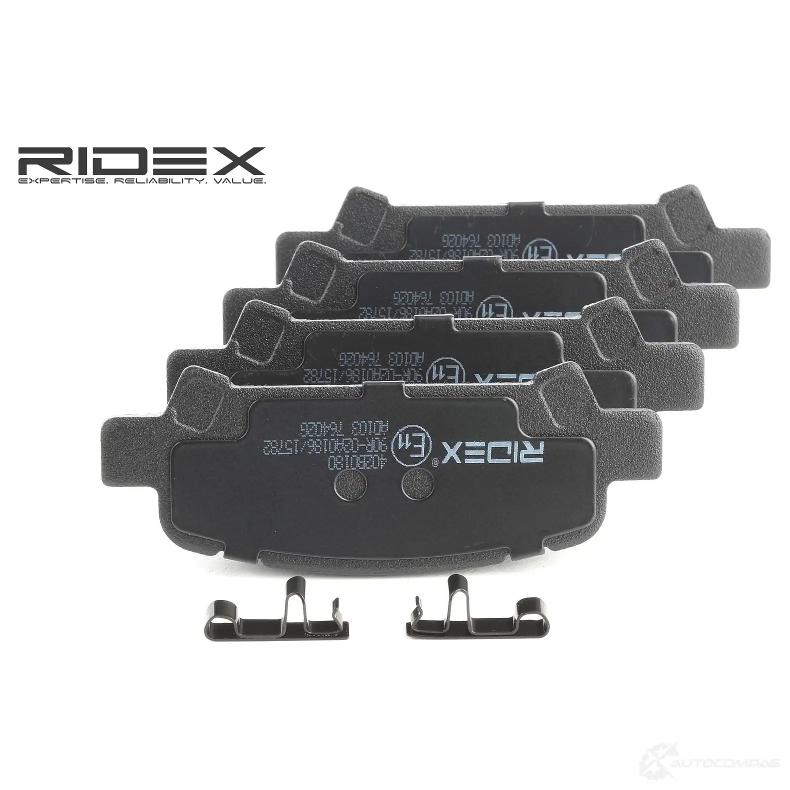 Тормозные колодки, комплект RIDEX 402b0180 1D MDE 1437649161 - Изображение 1