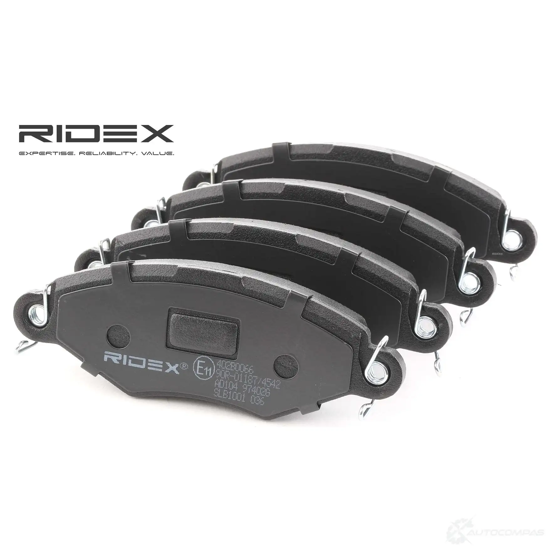 Тормозные колодки, комплект RIDEX 1437657842 H0XB TWH 402b0066 - Изображение 1
