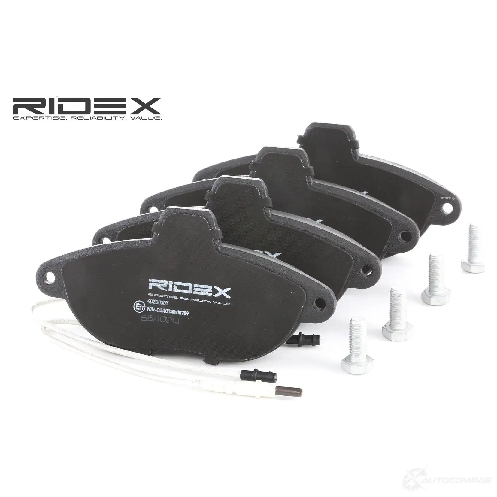 Тормозные колодки, комплект RIDEX V2X CS8 1437660410 402b0307 изображение 0