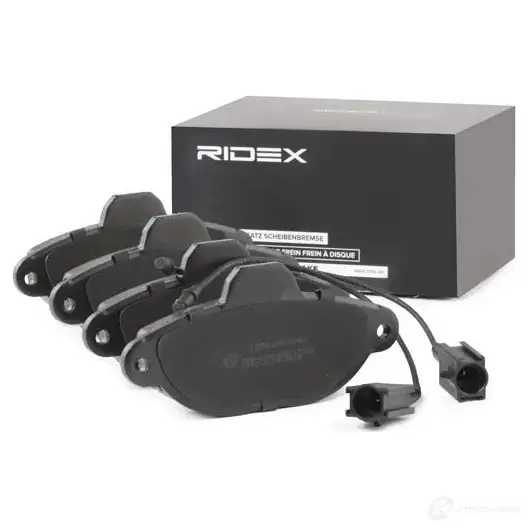 Тормозные колодки, комплект RIDEX 1437657622 402b1213 Z X38P1 изображение 1
