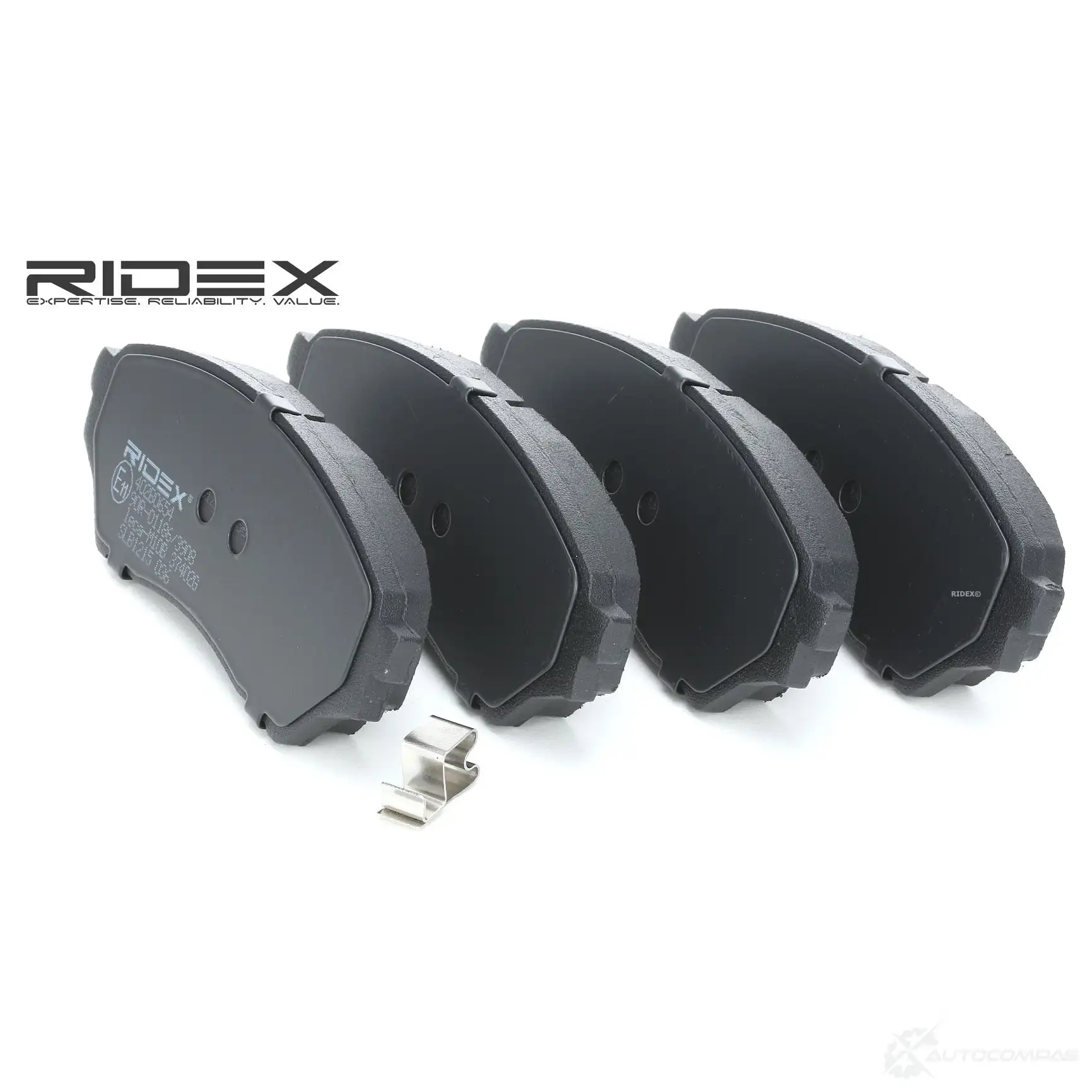 Тормозные колодки, комплект RIDEX 402b0654 NCIB AL 1437658473 - Изображение 1