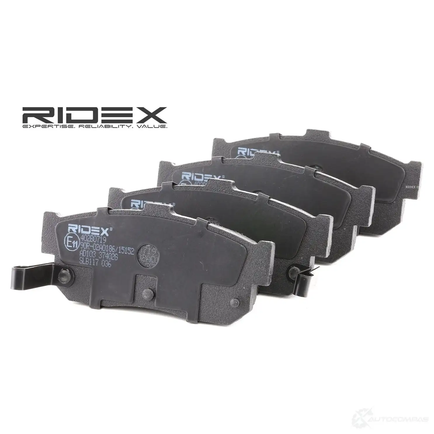 Тормозные колодки, комплект RIDEX W QR0VH 1437650004 402b0719 изображение 0