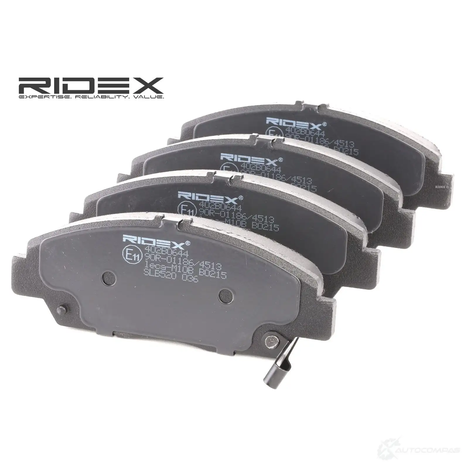 Тормозные колодки, комплект RIDEX 5F 9Q6 1437658310 402b0644 изображение 0