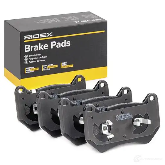 Тормозные колодки, комплект RIDEX 8DX8QJ H 1438484495 402b1618 изображение 1