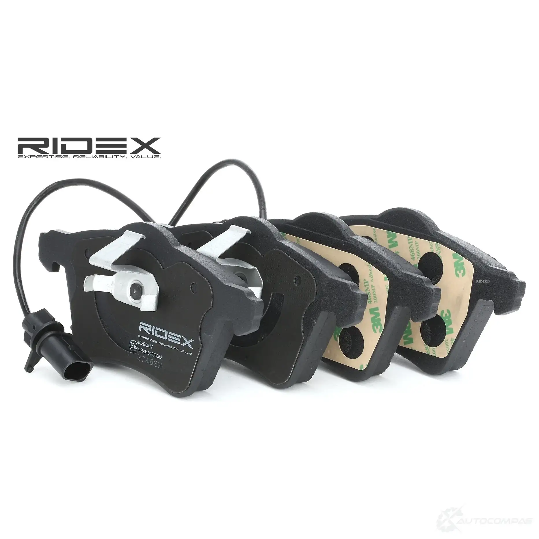 Тормозные колодки, комплект RIDEX 402b0917 1437660637 MHI ZESU - Изображение 1