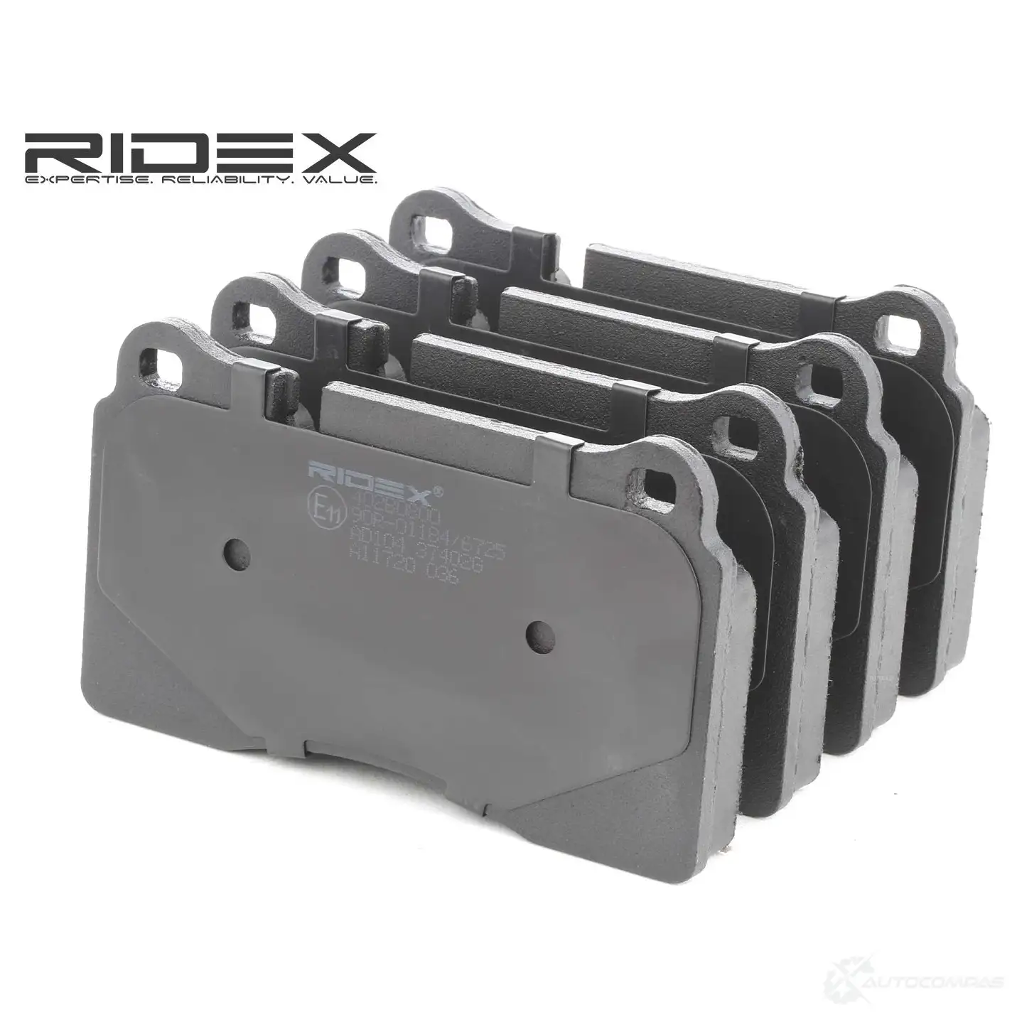 Тормозные колодки, комплект RIDEX 1 U7BSS 402b0800 1437659326 - Изображение 1