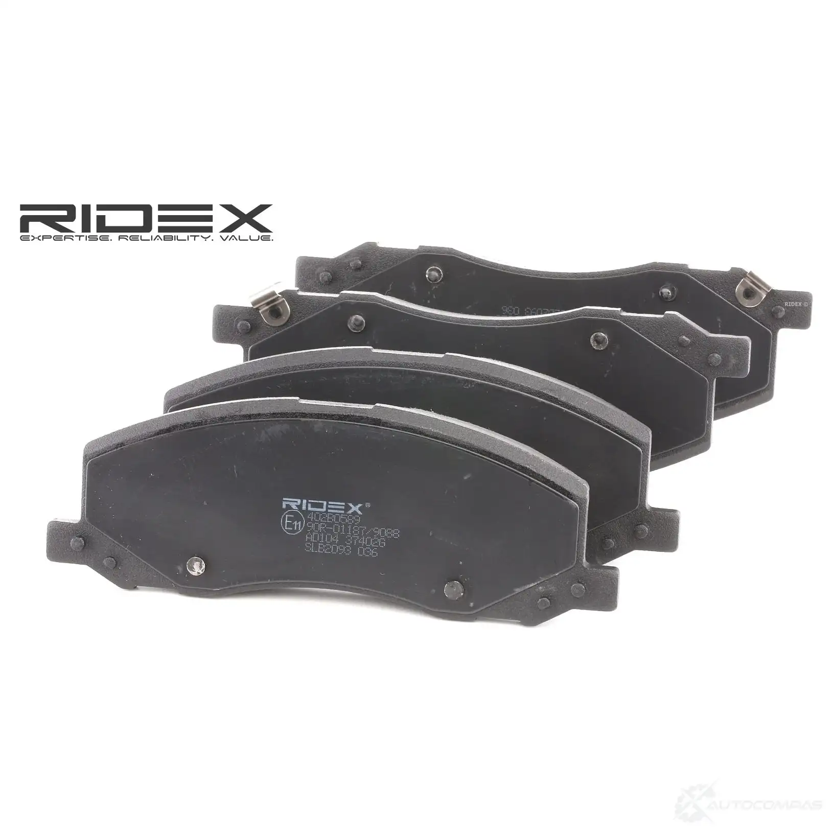 Тормозные колодки, комплект RIDEX N5J AUVC 1437660279 402b0589 - Изображение 1