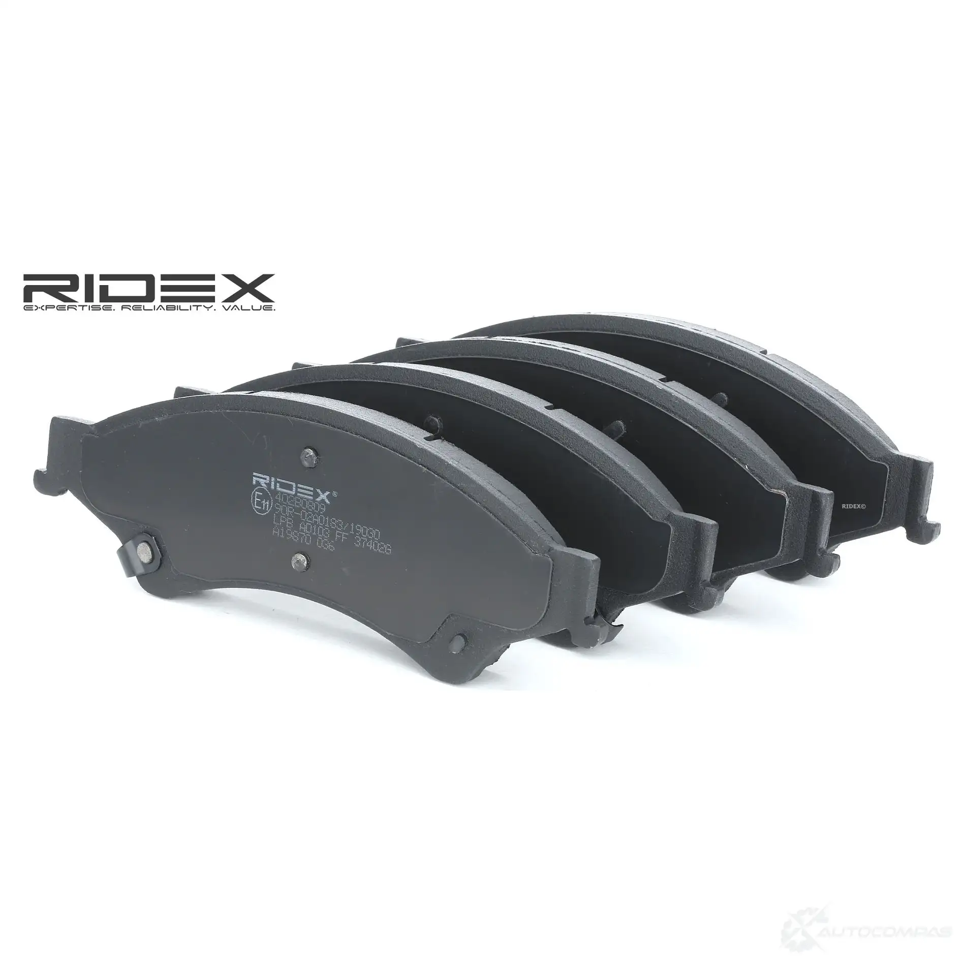 Тормозные колодки, комплект RIDEX 402b0809 1437660510 OQW T4 - Изображение 1