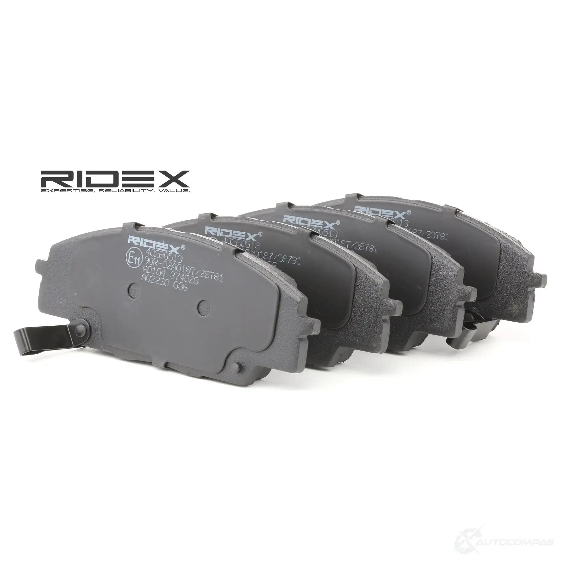 Тормозные колодки, комплект RIDEX 402b0513 GK3BG PU 1437660205 изображение 0