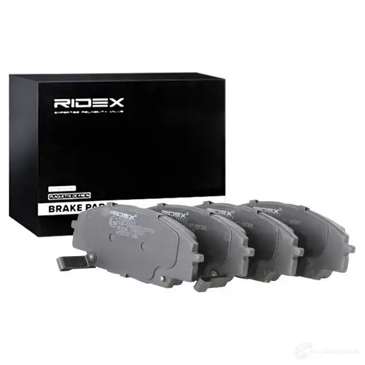 Тормозные колодки, комплект RIDEX 402b0513 GK3BG PU 1437660205 изображение 1