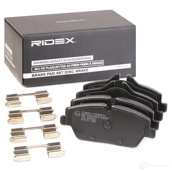 Тормозные колодки, комплект RIDEX 9NX0 P 402b1149 1437659560 изображение 1