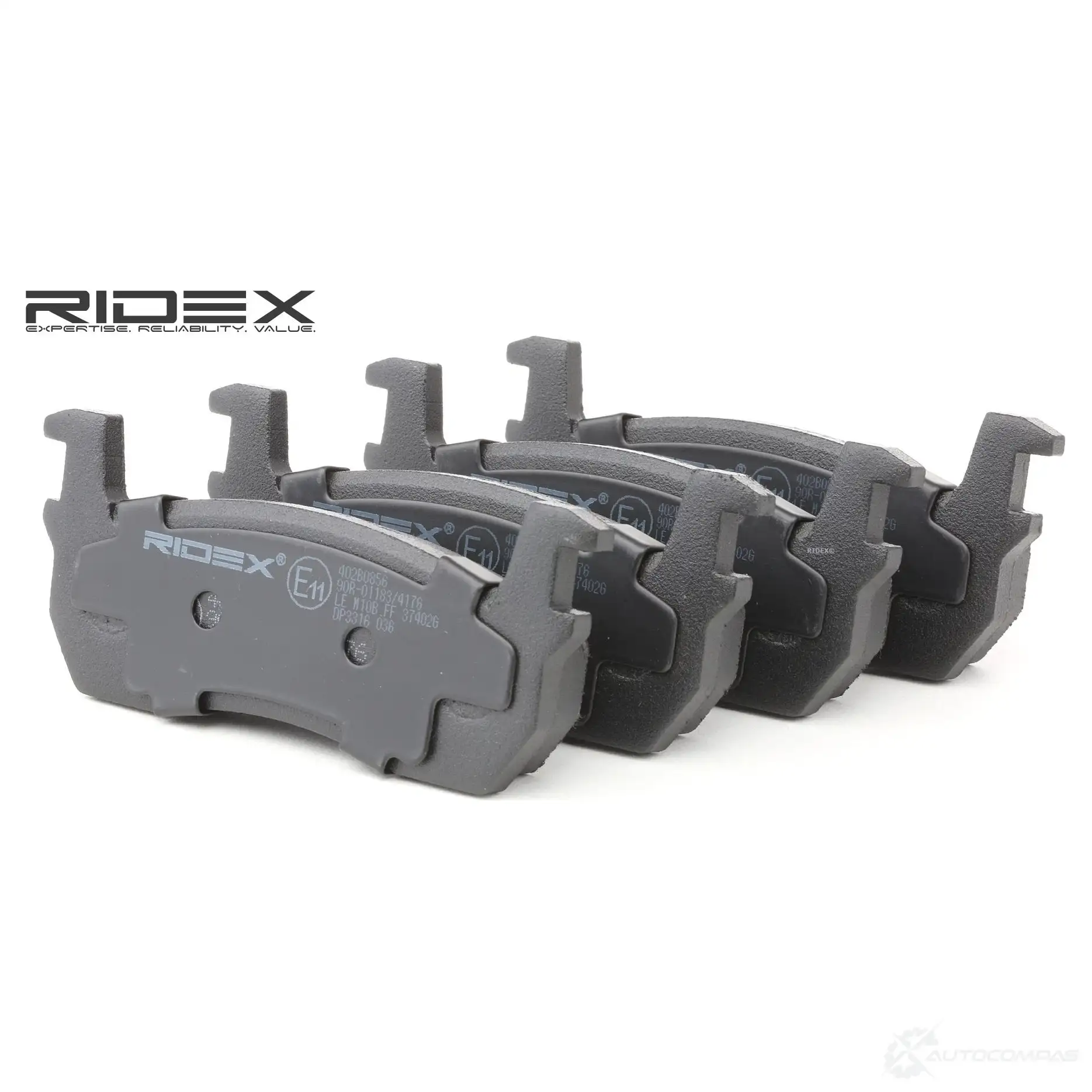 Тормозные колодки, комплект RIDEX 402b0856 1437652748 59 CB1K - Изображение 1