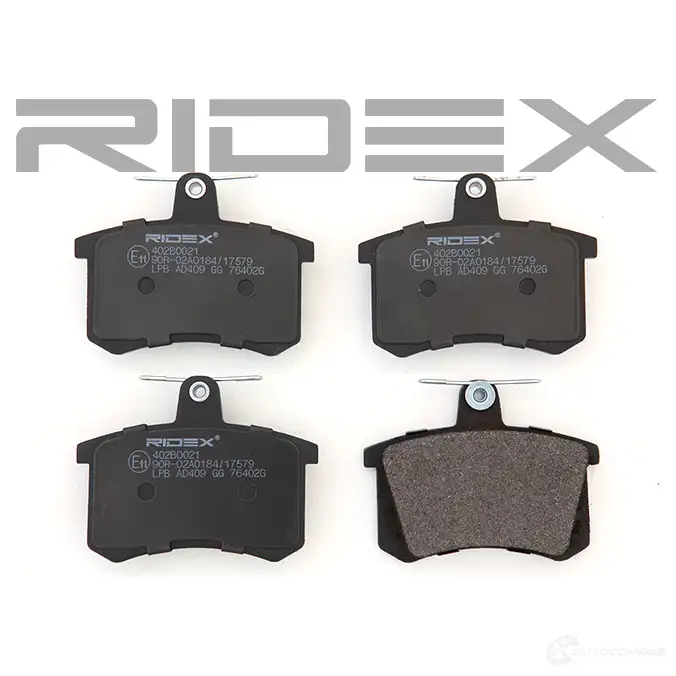 Тормозные колодки, комплект RIDEX 1437649156 402b0021 J KF3SU изображение 3