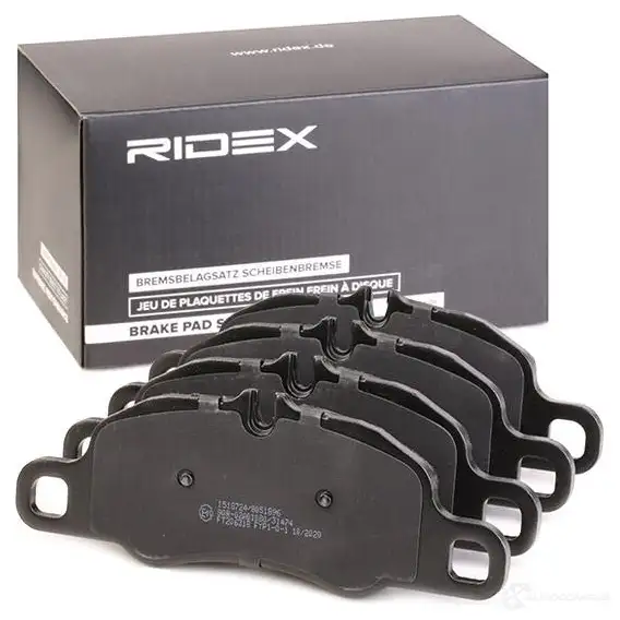 Тормозные колодки, комплект RIDEX T NG8Y 402b0918 1437659860 изображение 0