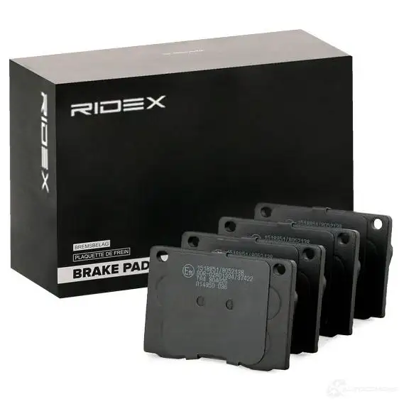Тормозные колодки, комплект RIDEX 402b0806 OOB O12 1437660500 изображение 1