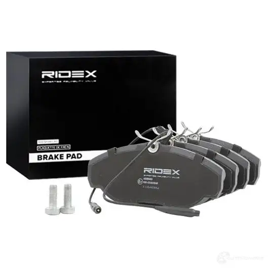 Тормозные колодки, комплект RIDEX J 0HZ6U 1437659890 402b0453 изображение 1