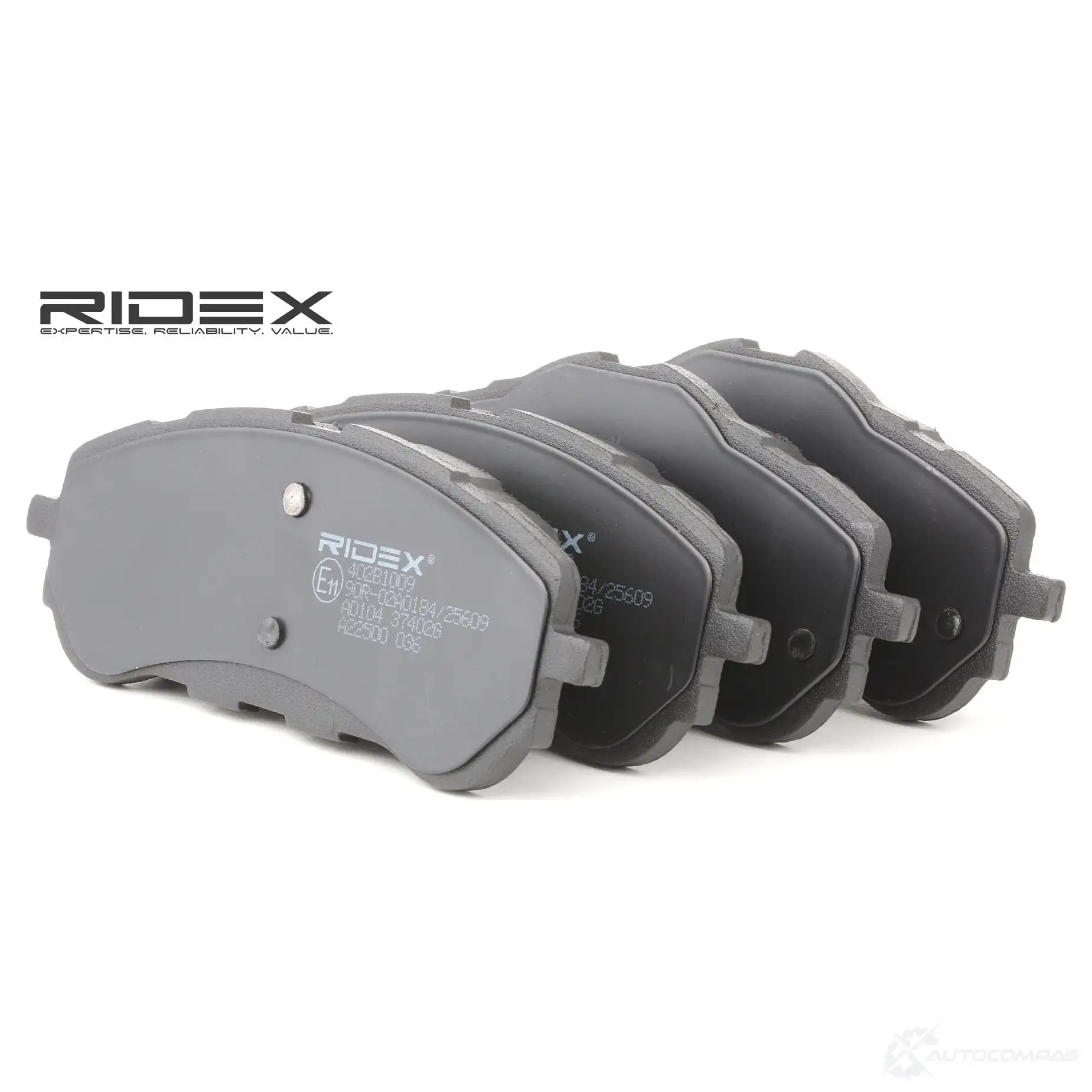 Тормозные колодки, комплект RIDEX 402b1009 1437660071 CV1 WA - Изображение 1