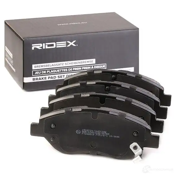 Тормозные колодки, комплект RIDEX 1437660010 402b1330 PWK6X 9B изображение 0