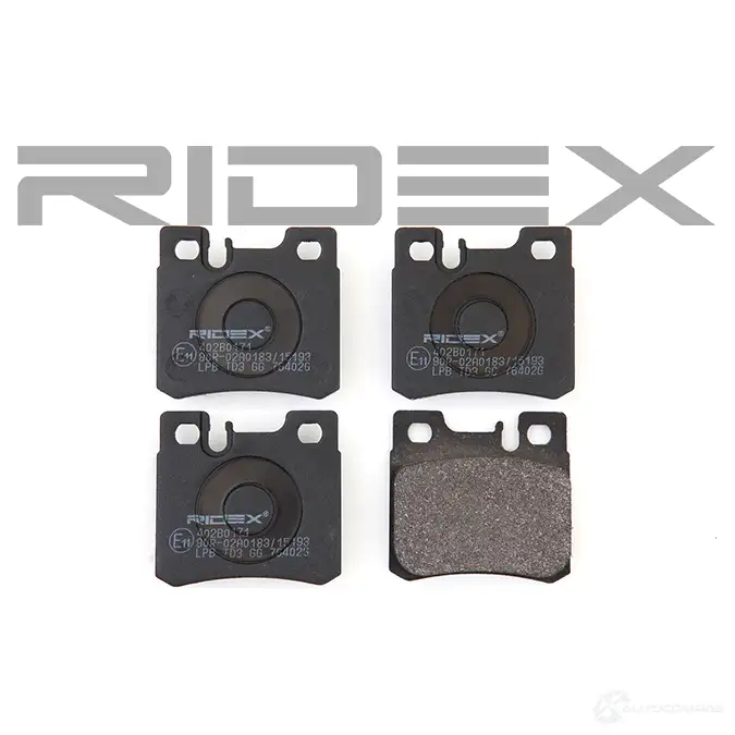 Тормозные колодки, комплект RIDEX 1437648600 W 8LBI43 402b0171 изображение 1