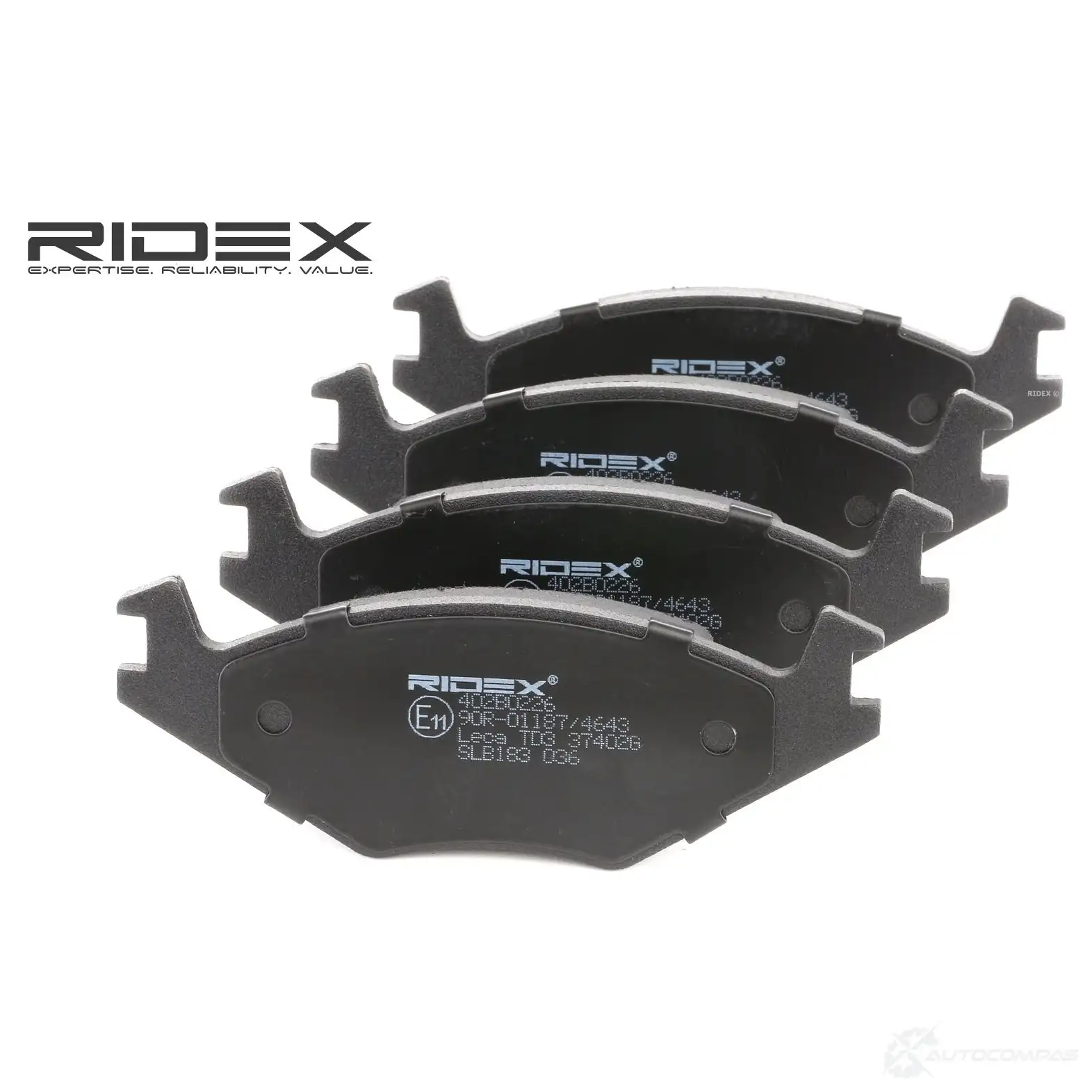 Тормозные колодки, комплект RIDEX 402b0226 1437649751 09 5KD изображение 0