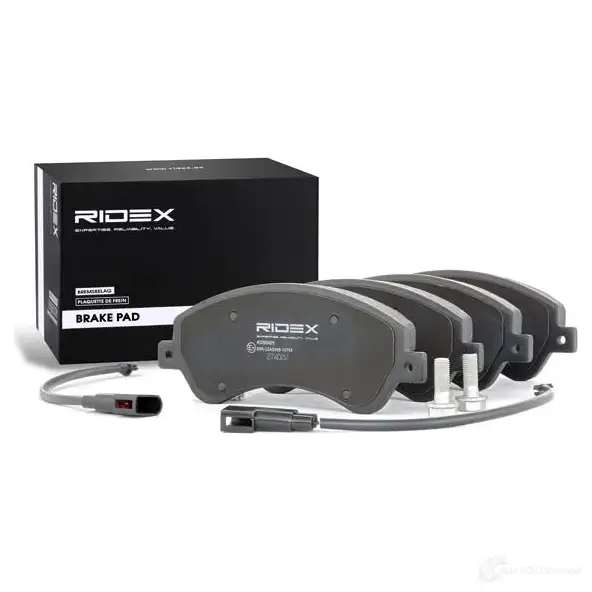Тормозные колодки, комплект RIDEX 402b0425 1437660177 B CYM9 изображение 1