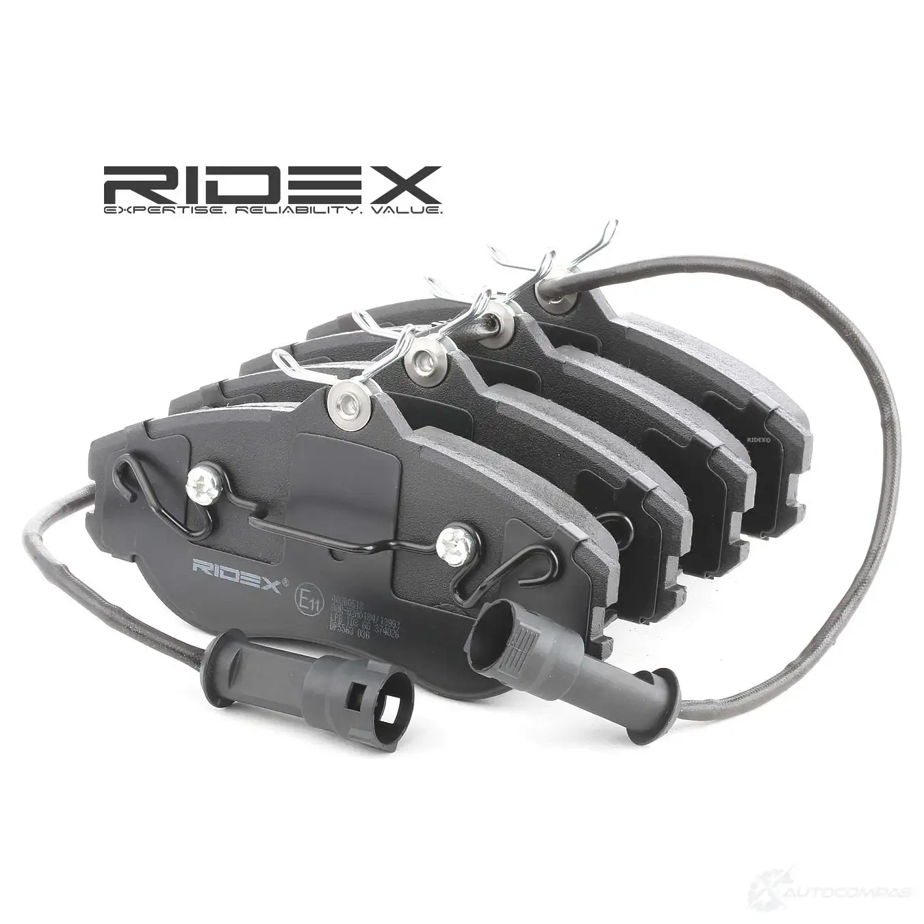 Тормозные колодки, комплект RIDEX 402b0518 1437659423 P G9LI изображение 0