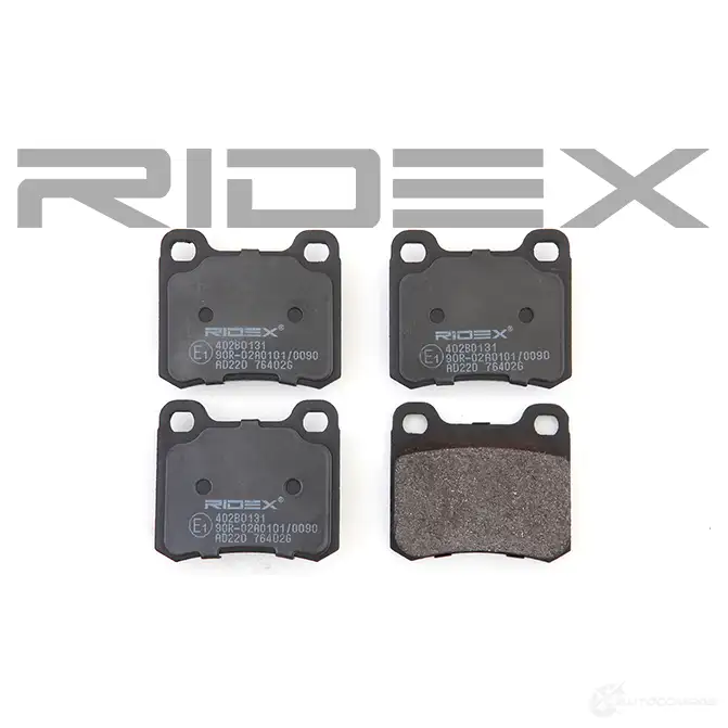 Тормозные колодки, комплект RIDEX 1437648595 XKBQ PWT 402b0131 изображение 2