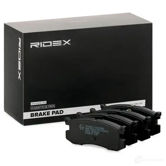 Тормозные колодки, комплект RIDEX GX 9YY 402b1038 1437657621 изображение 1