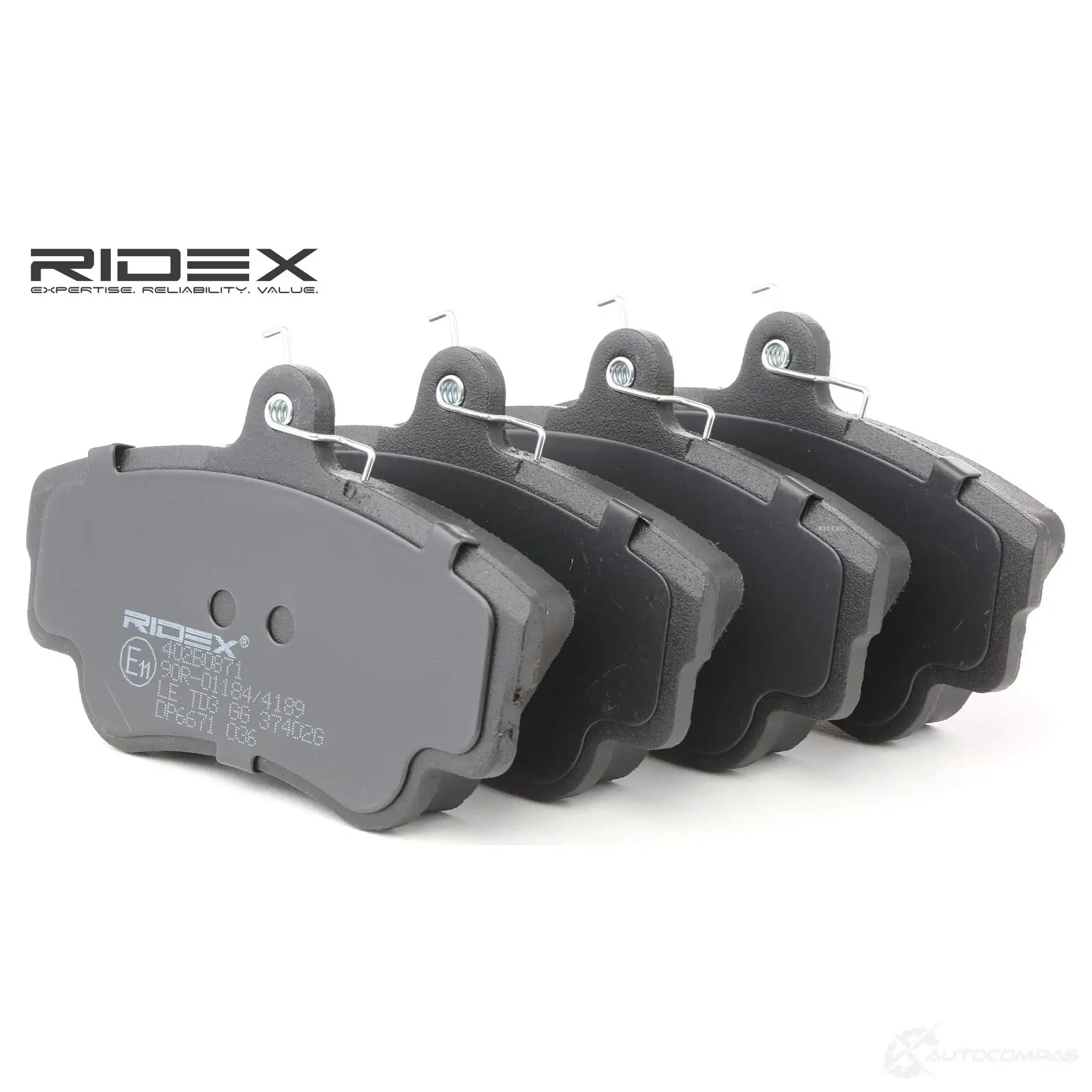 Тормозные колодки, комплект RIDEX U 1PXRYS 402b0871 1437659307 - Изображение 1