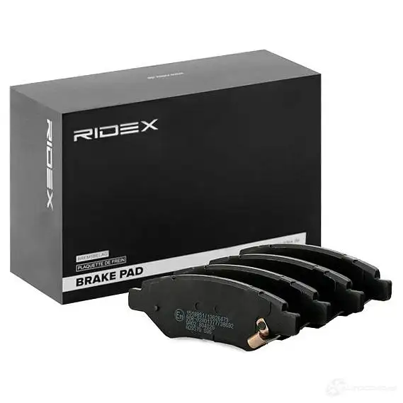 Тормозные колодки, комплект RIDEX 402b1311 RU6MV 2 1437660001 изображение 1