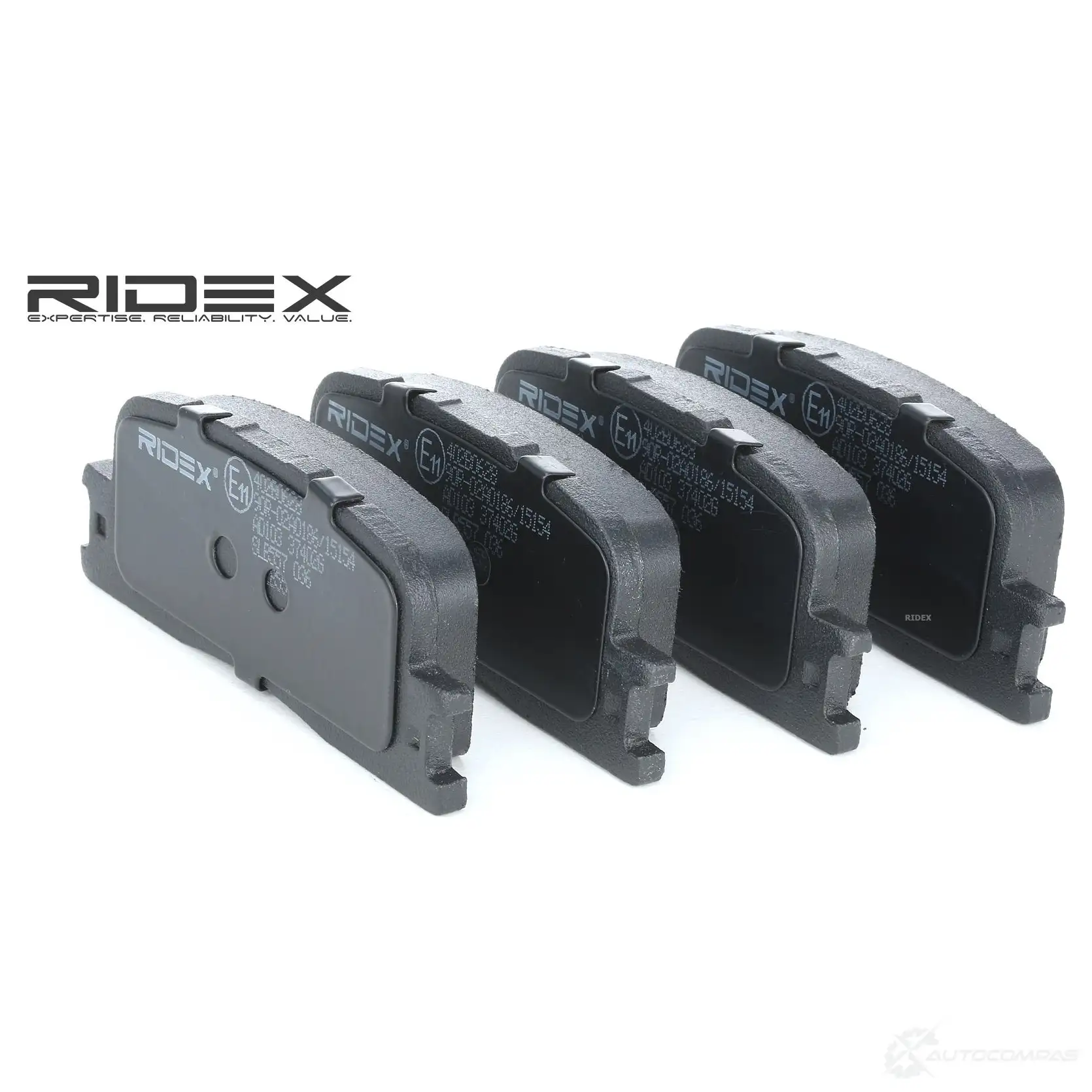 Тормозные колодки, комплект RIDEX A6JXQ 8 1437659225 402b0628 изображение 0