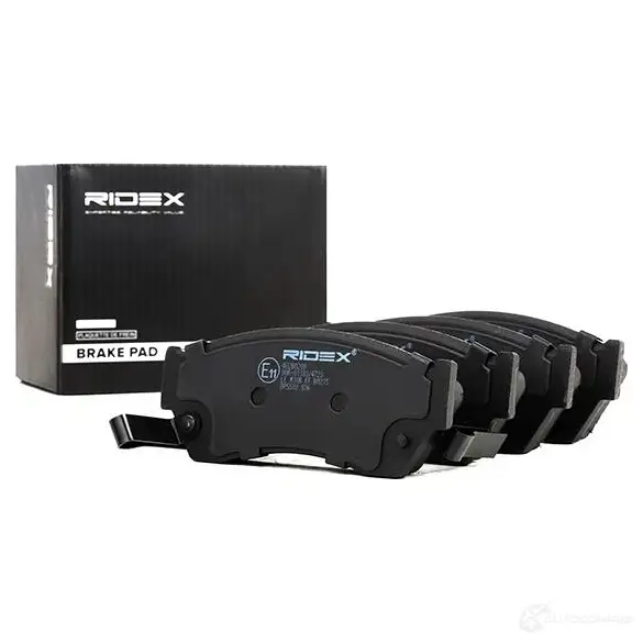 Тормозные колодки, комплект RIDEX BX 4WY17 1437657892 402b0208 изображение 1