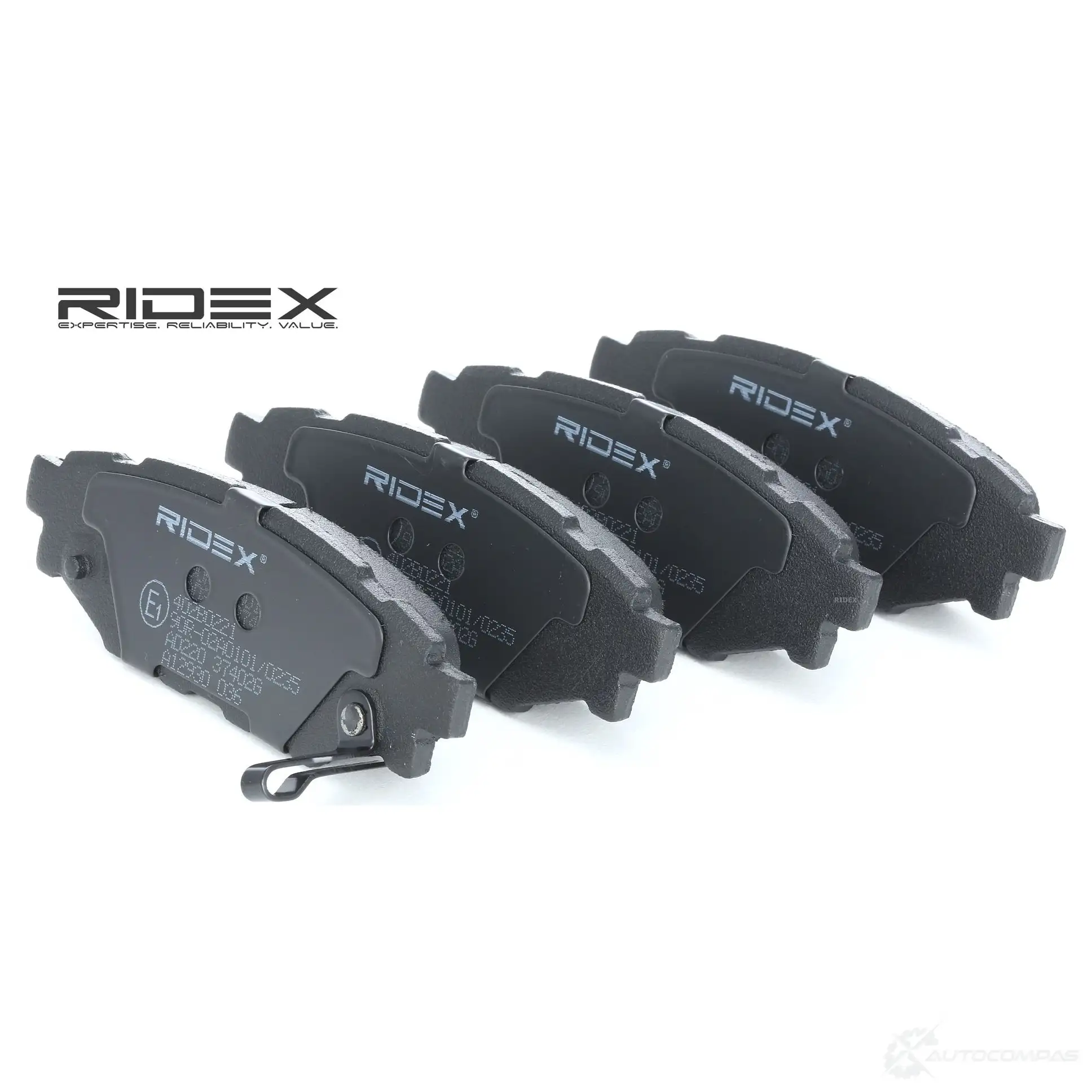 Тормозные колодки, комплект RIDEX UKB1Y E 1437659270 402b0221 - Изображение 1