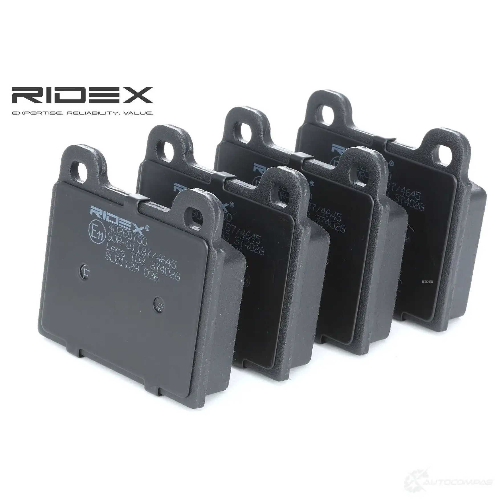 Тормозные колодки, комплект RIDEX 402b0750 BR6VV TP 1437649234 изображение 0