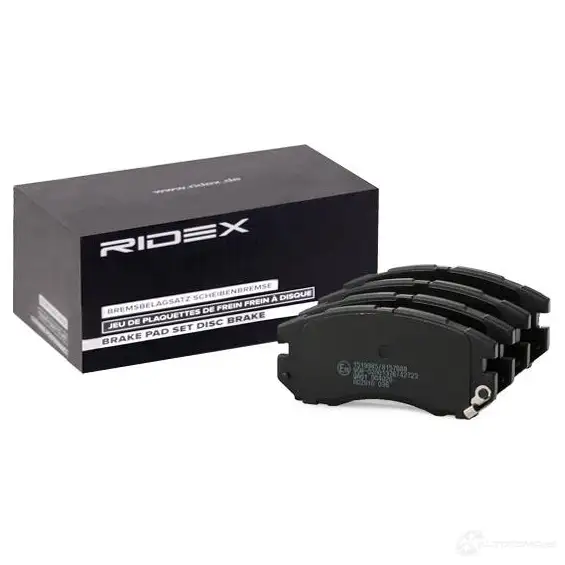 Тормозные колодки, комплект RIDEX 402b0807 1437660052 1Z0T 2 изображение 1