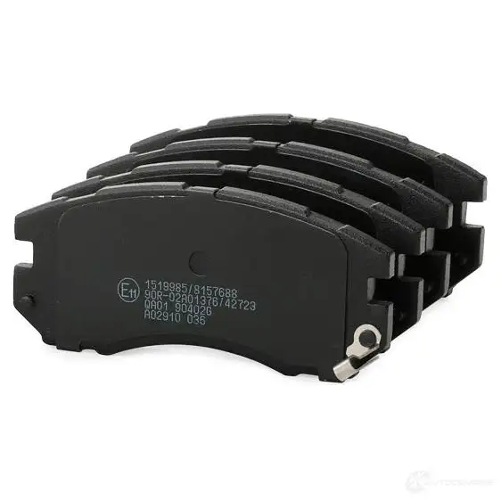 Тормозные колодки, комплект RIDEX 402b0807 1437660052 1Z0T 2 изображение 2