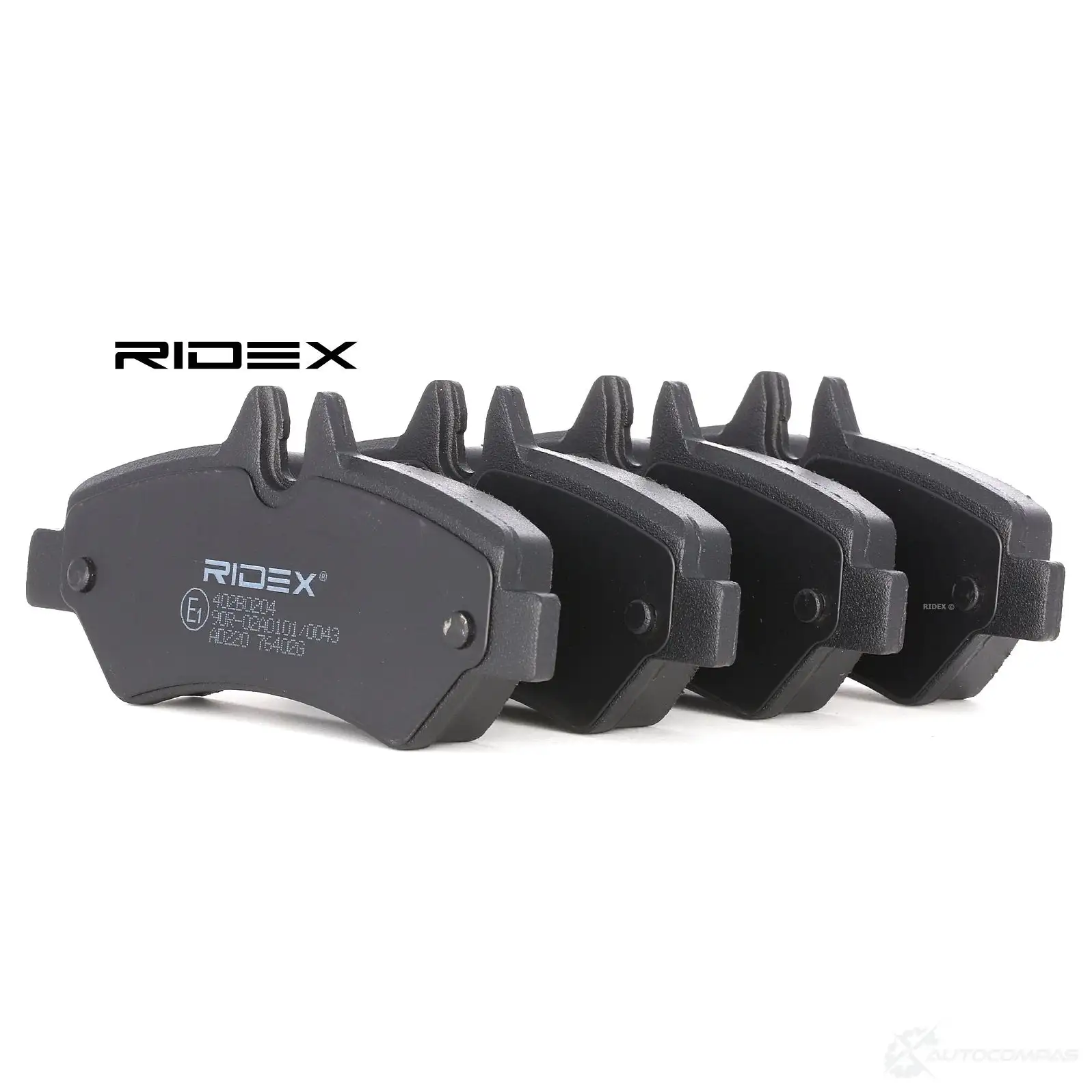 Тормозные колодки, комплект RIDEX 402b0204 1437659398 UO9C KF - Изображение 1