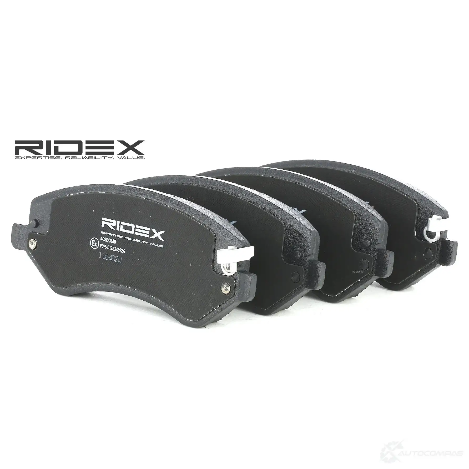 Тормозные колодки, комплект RIDEX 402b0365 1437660043 0C7 MY - Изображение 1