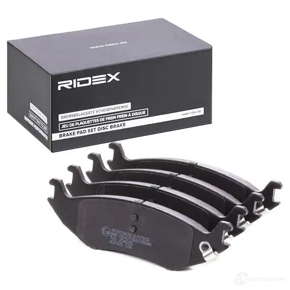 Тормозные колодки, комплект RIDEX M 5FEEP8 1437660070 402b1025 изображение 1
