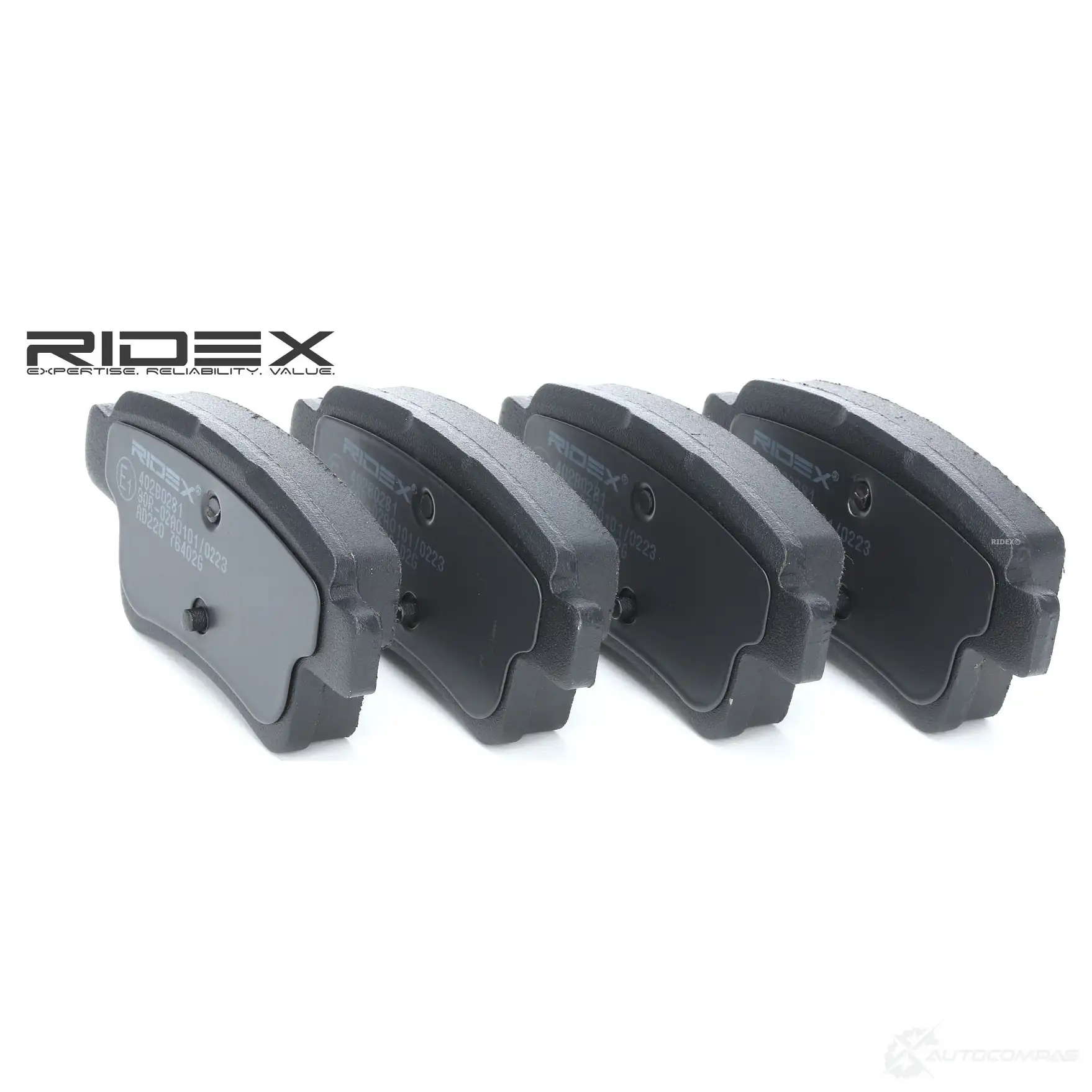 Тормозные колодки, комплект RIDEX 1437651364 402b0281 F0 A8Y9 изображение 0