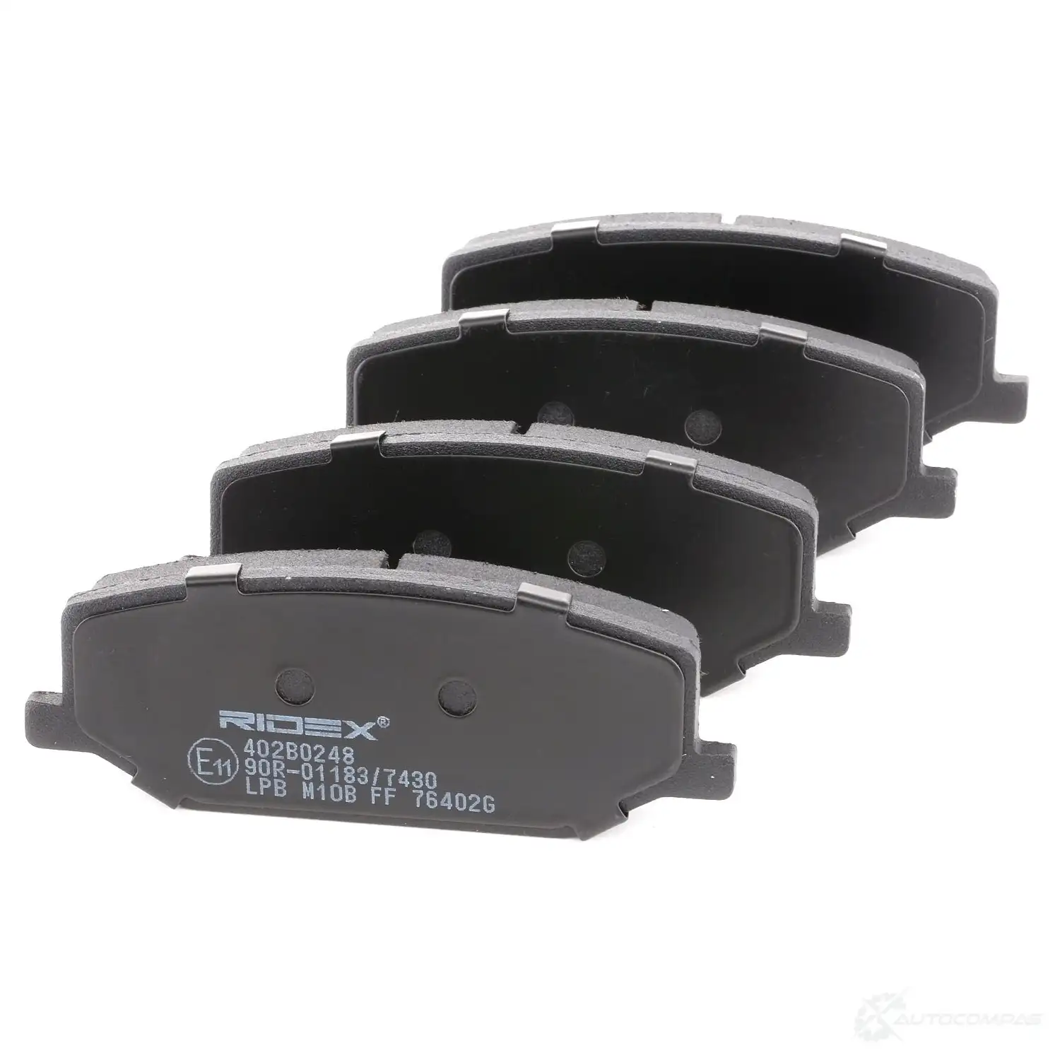Тормозные колодки, комплект RIDEX 1437650022 402b0248 BK NFN изображение 0