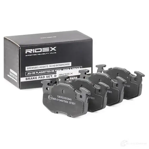 Тормозные колодки, комплект RIDEX 7D6J I 402b1077 1437649684 изображение 1