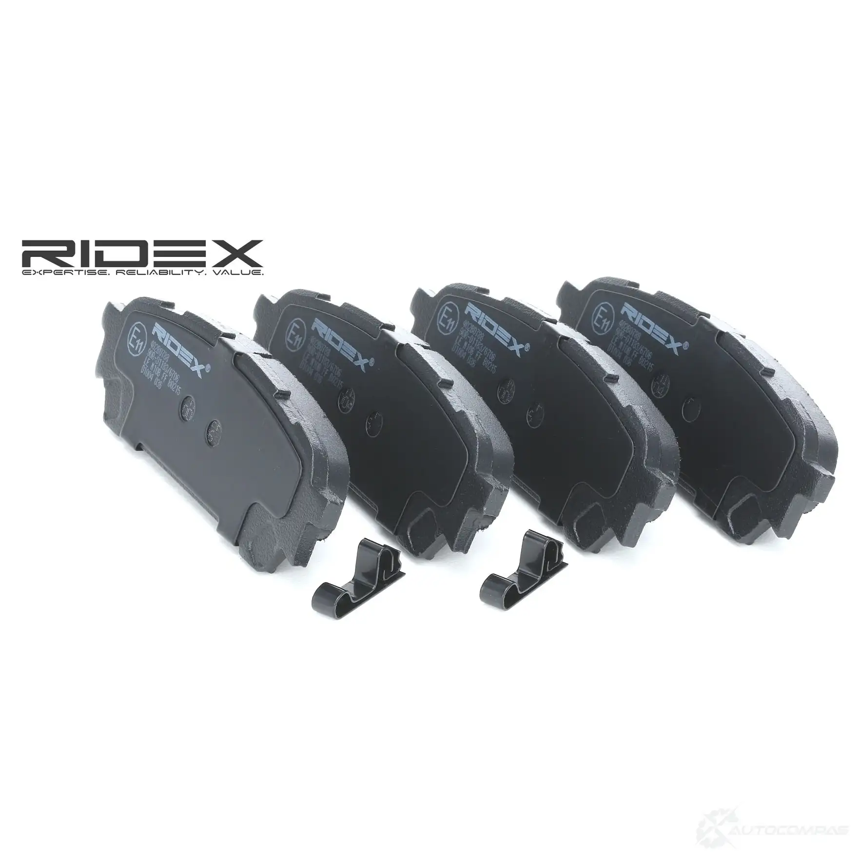 Тормозные колодки, комплект RIDEX 9IS7 O8X 1437651368 402b0788 изображение 0